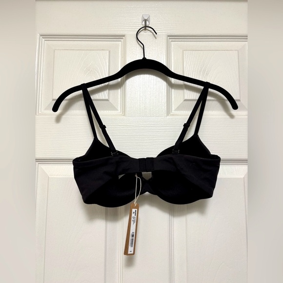 NWT SKIMS Fits Everybody Push Up Demi Bra in Onyx - Picture 6 of 9